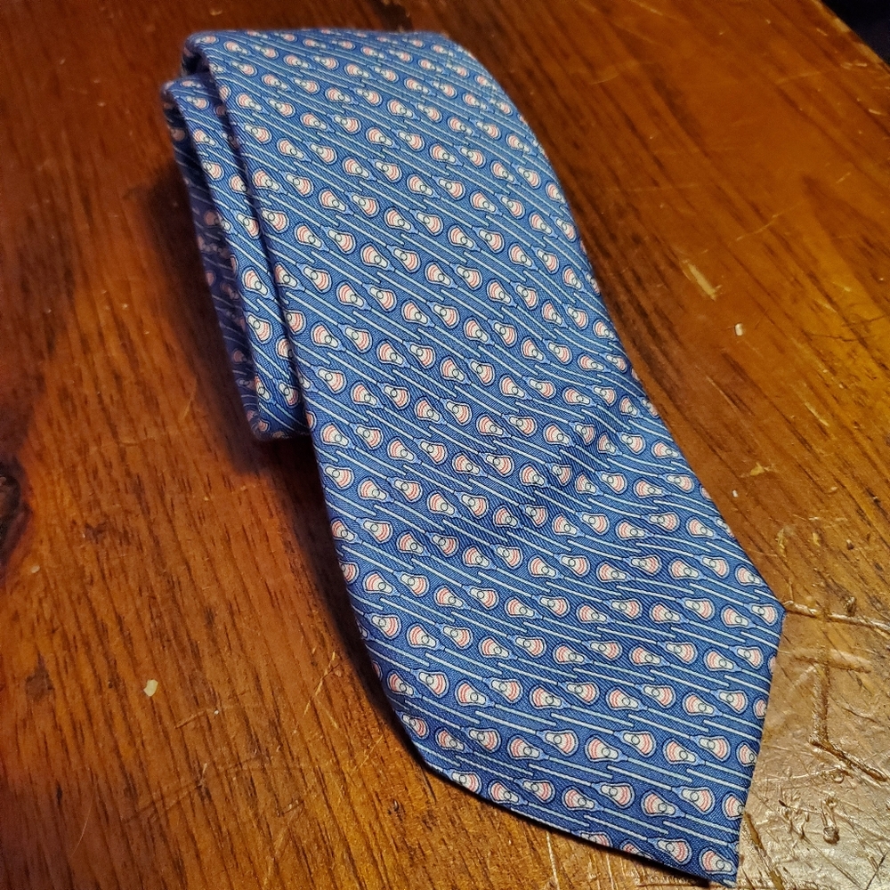 Vineyard Vines Lacross Tie 100% Silk